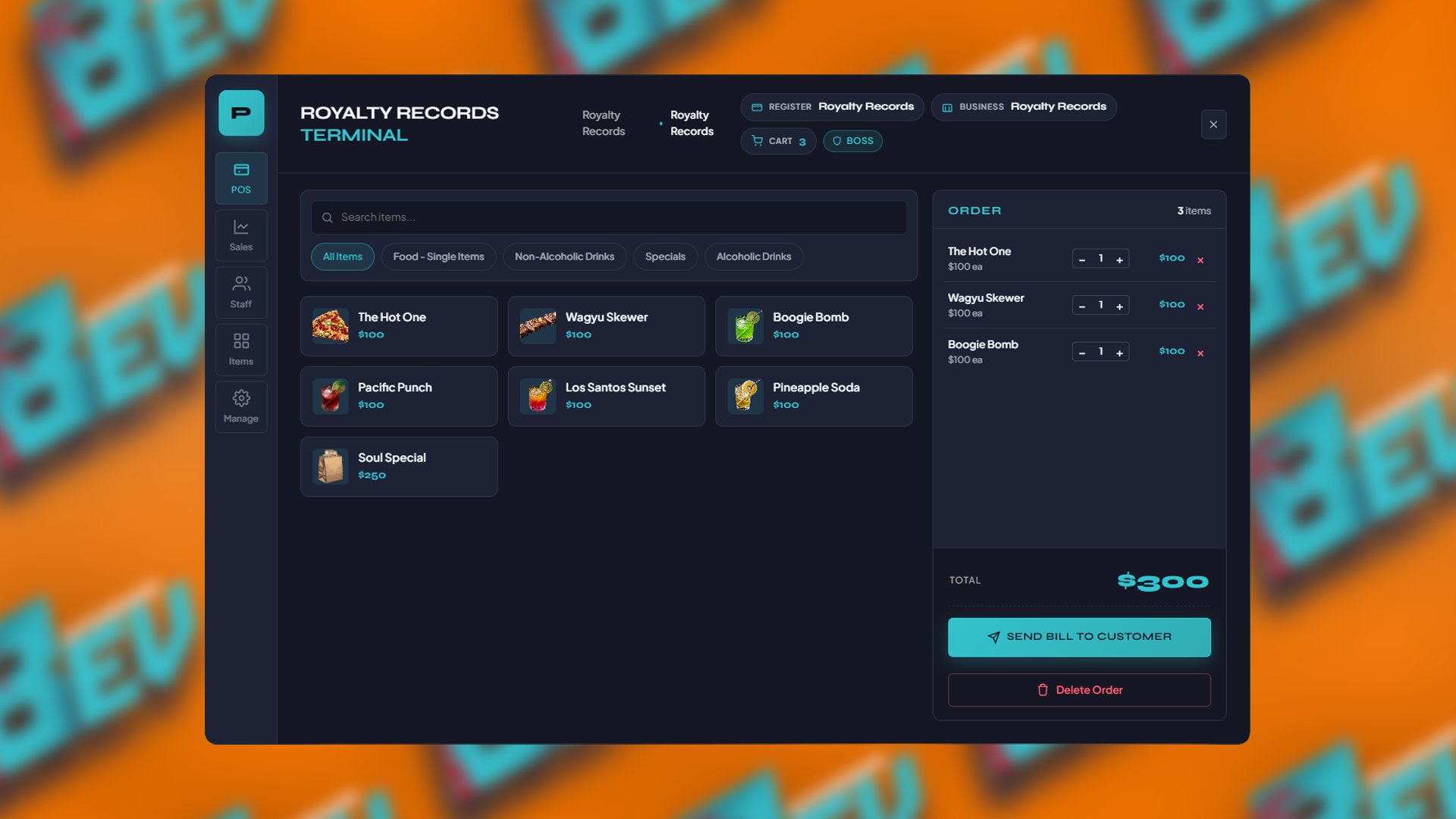 Bev Studios | POS System