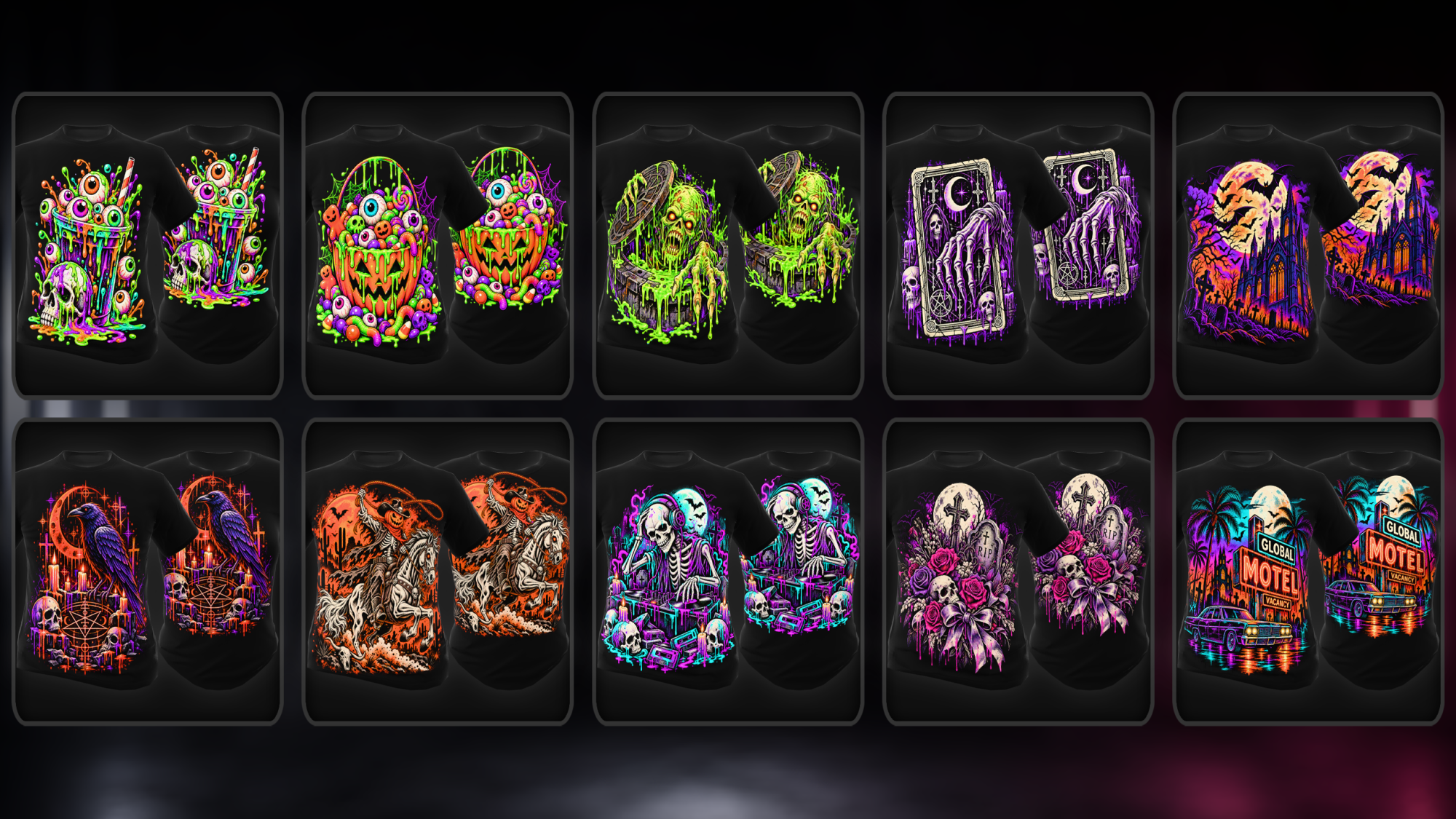 FREE TEE HALLOWEEN PACK V7