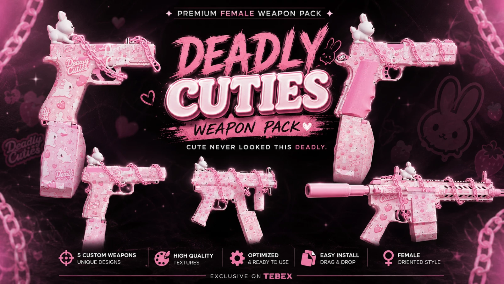 Deadly Cuties Weapon Pack