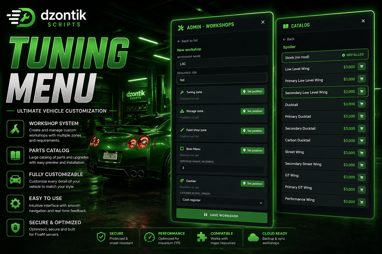 Mechanic & Tuning Script