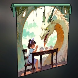 50  Dragon Tea Party Garage Doors