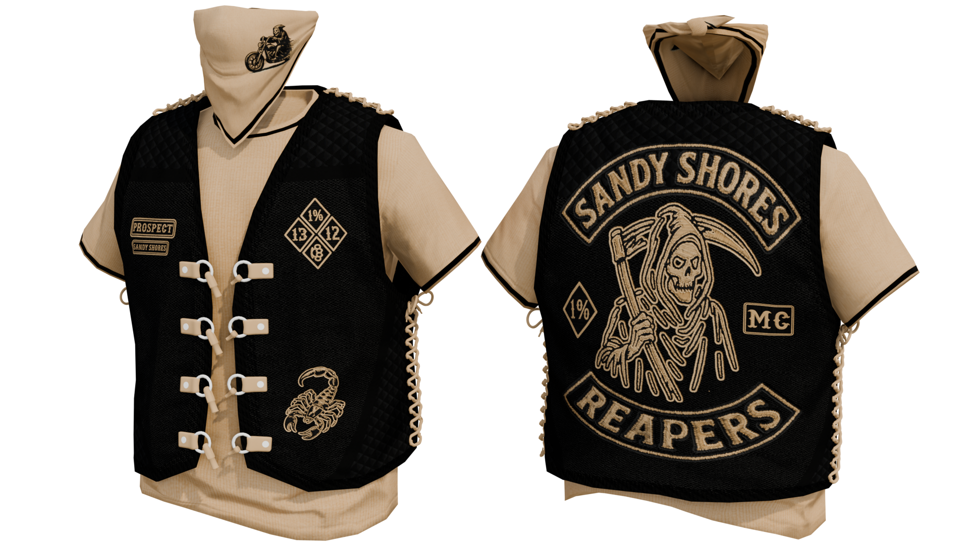 Reapers MC FiveM Biker Club Clothing — Forge Studios