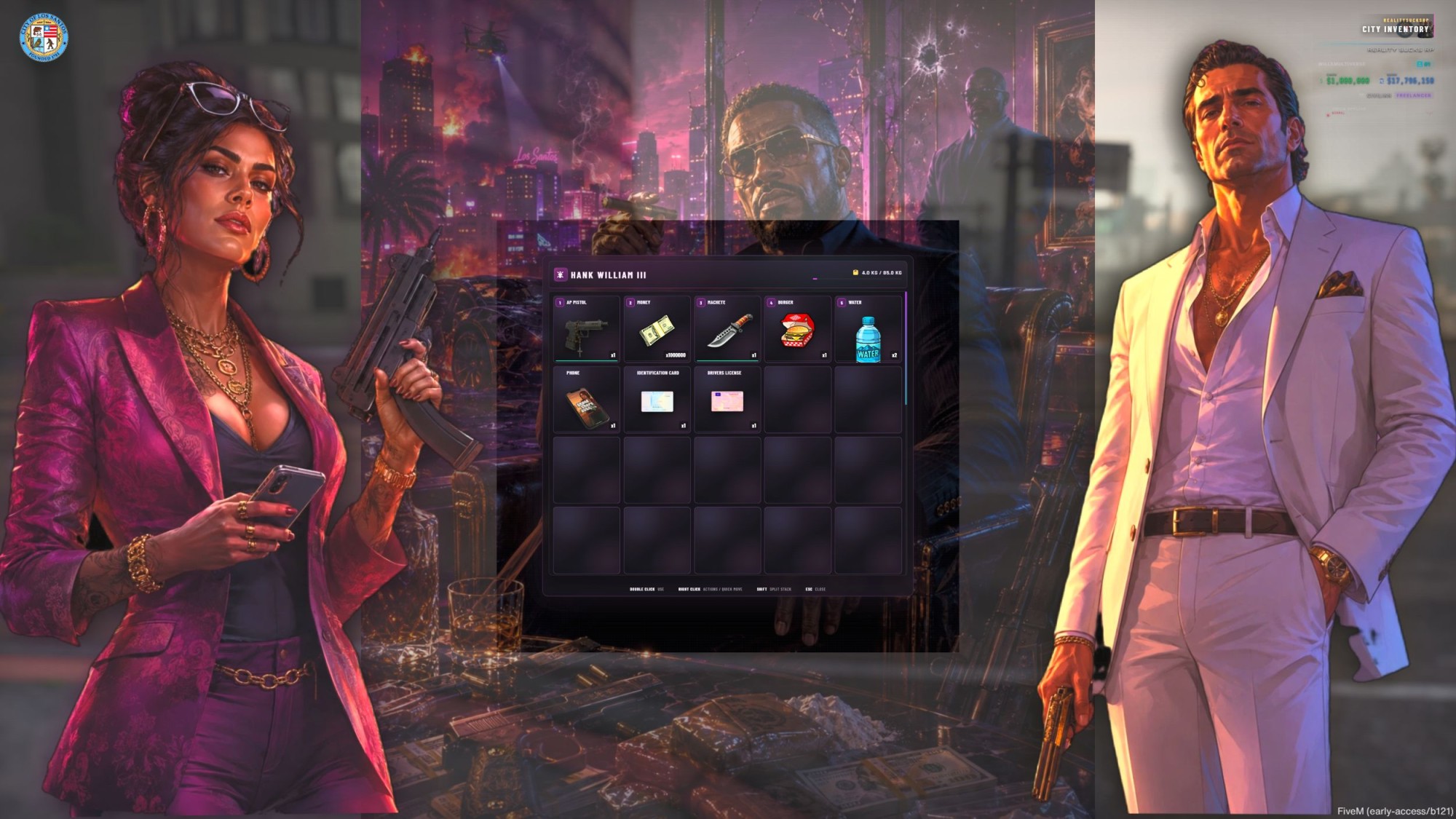 RS Reworked ox_inventory Miami — Premium Inventory UI