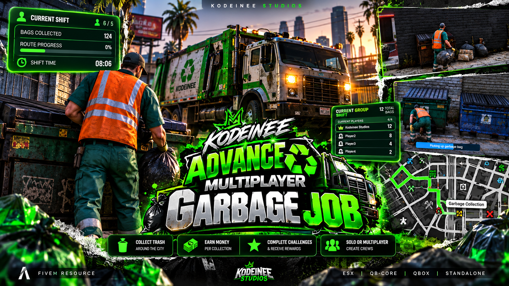 Advanced Multiplayer Garbage Collection [ESX/QB/QBOX]