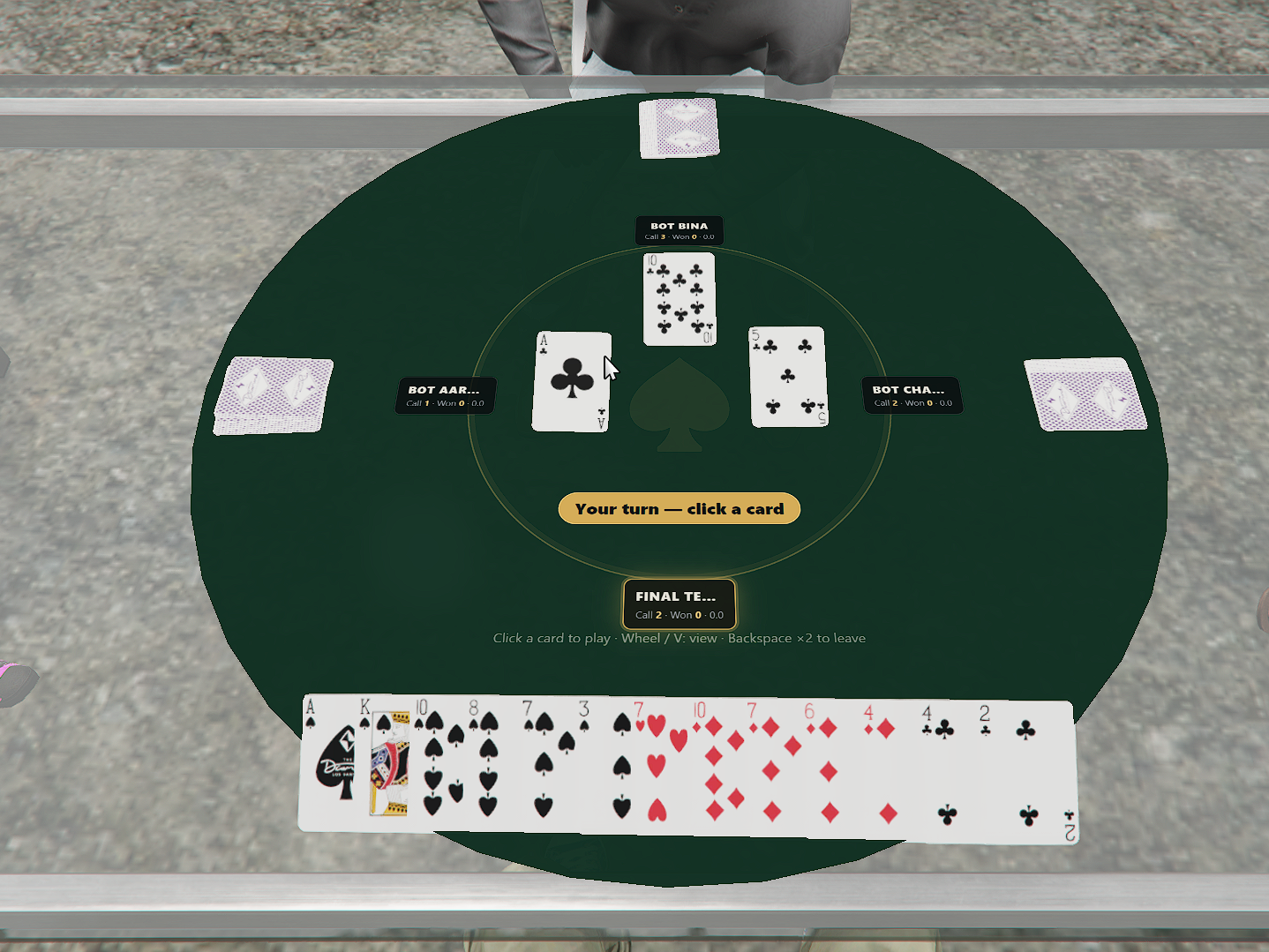 Callbreak — 3D Card Table (Escrow)
