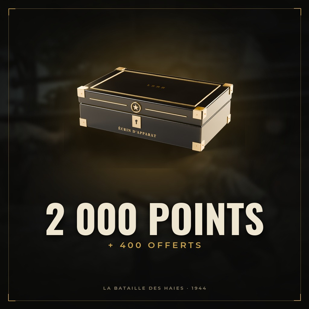 2 000 points + 400 offerts