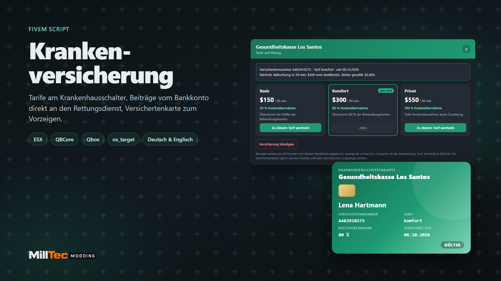Krankenversicherung – FiveM Script