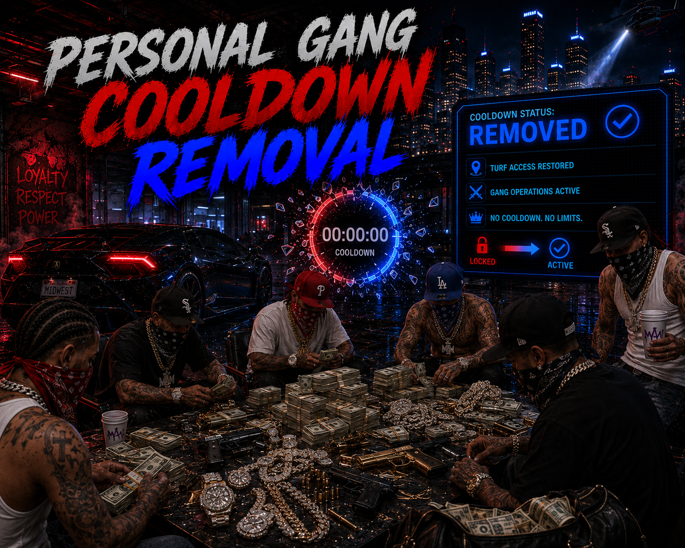 Personal Gang Cooldown Removal x1