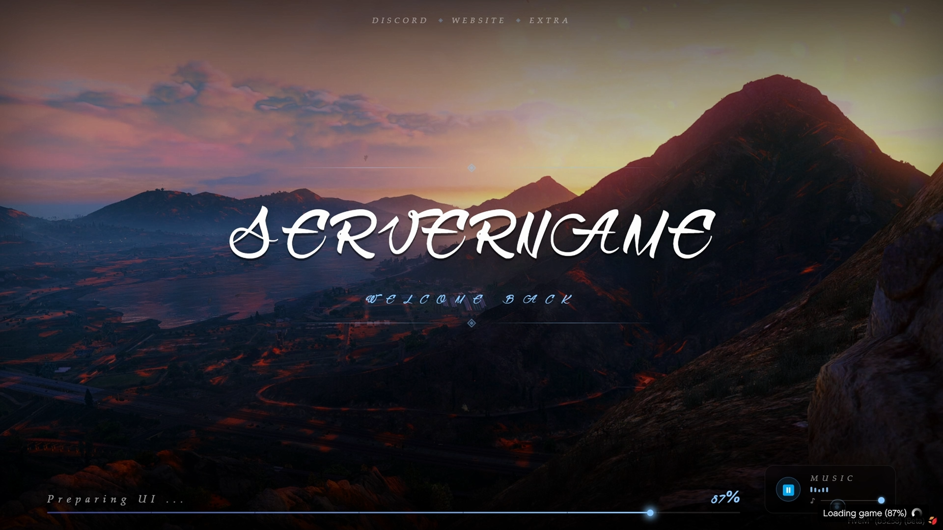 JS_Loadingscreen | Interactive Loading Screen with Audio Player