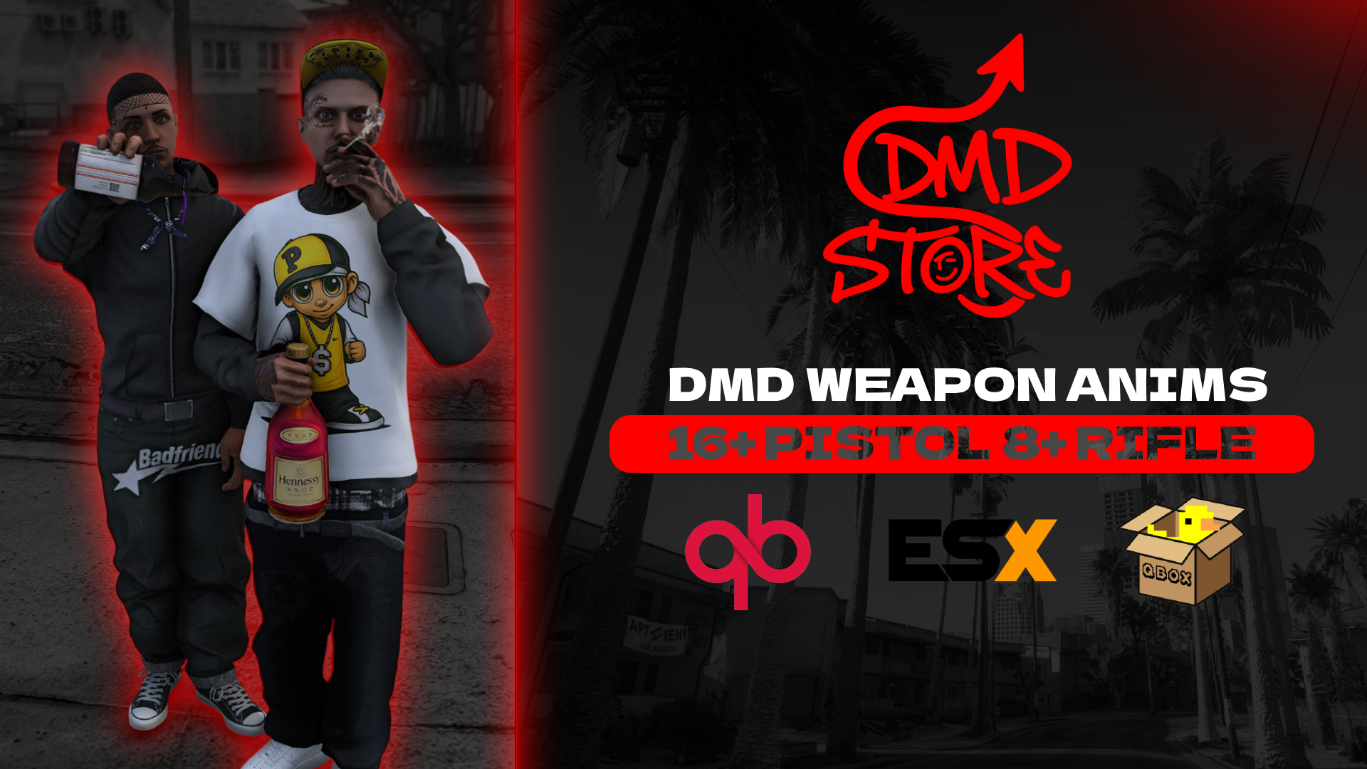 Weapon Draw Animations  10 Pistol Styles & 8 Rifle Styles | QBCore, QBox, ESX Compatible