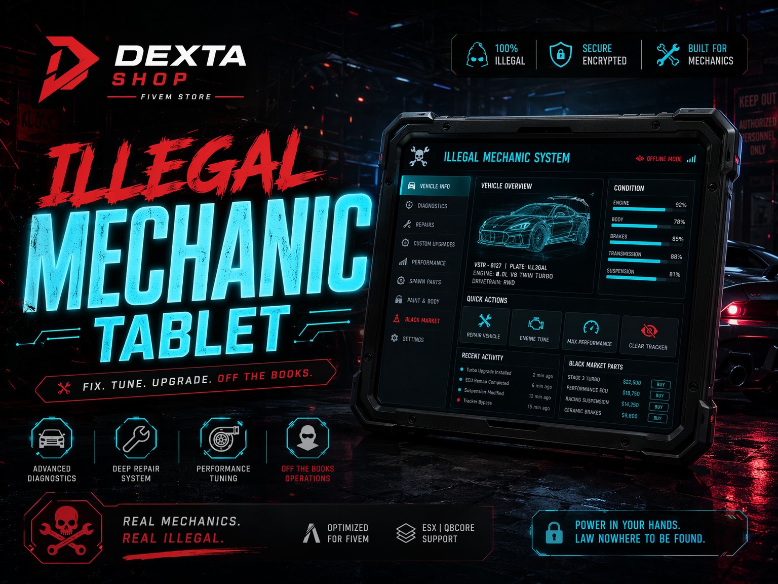 Illegal Mechanic Tablet