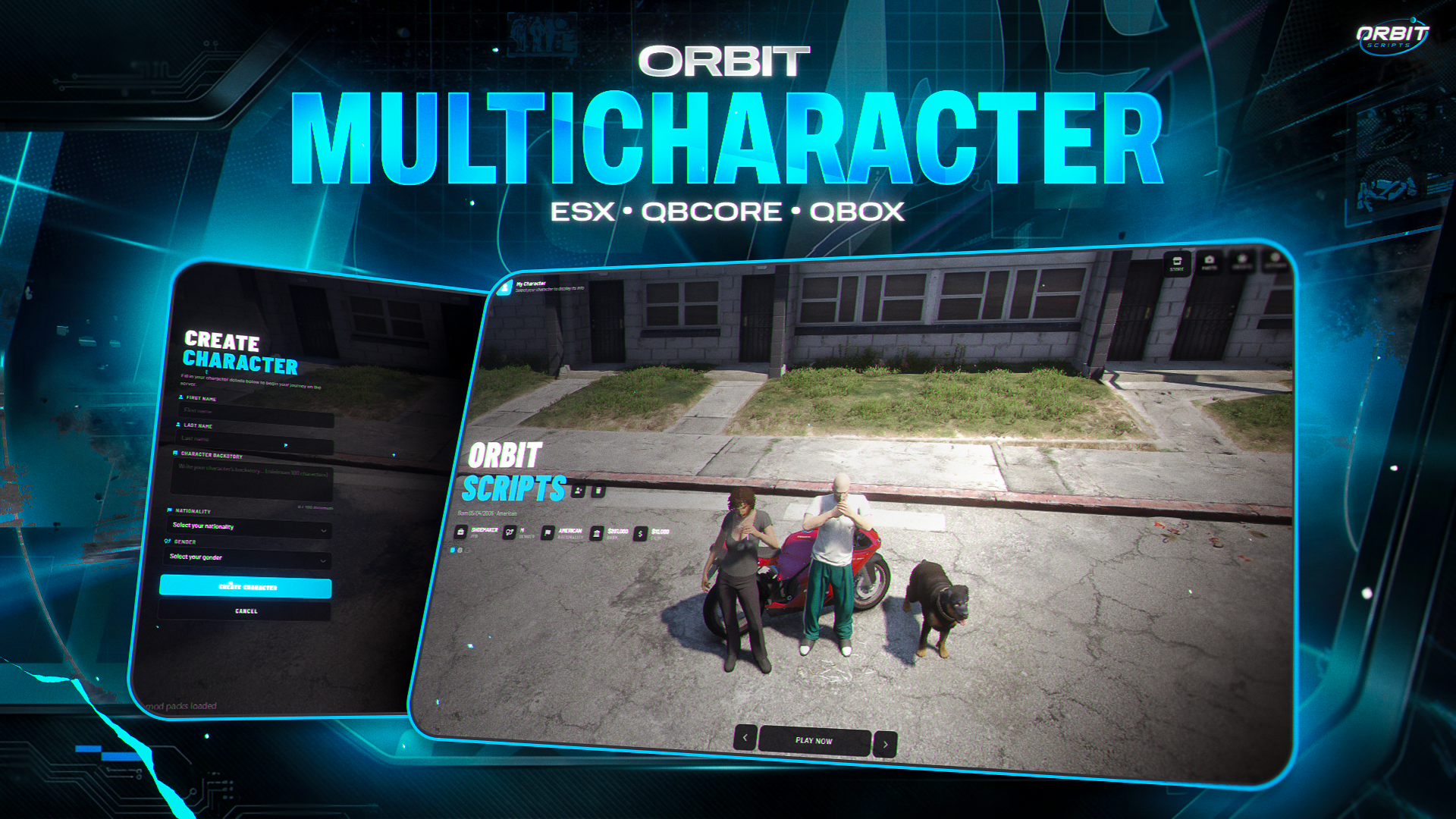 Orbit Scripts · Orbit - Multicharacter
