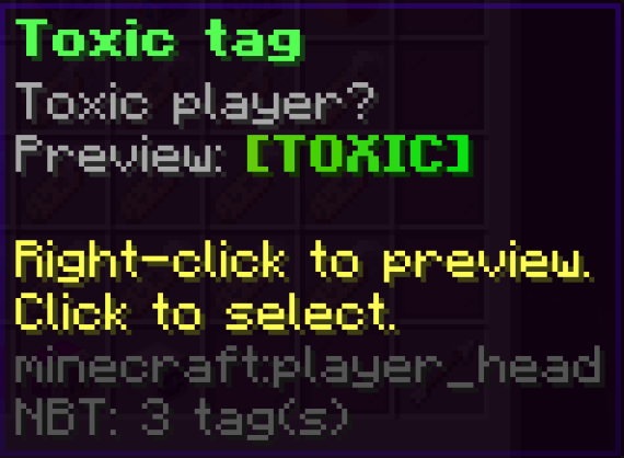 Toxic Tag