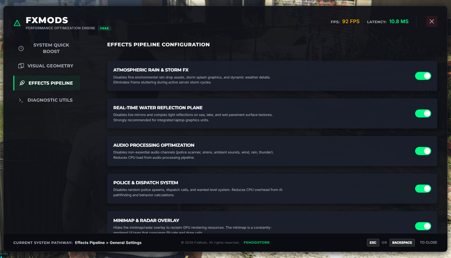 FxMods - FPS Booster