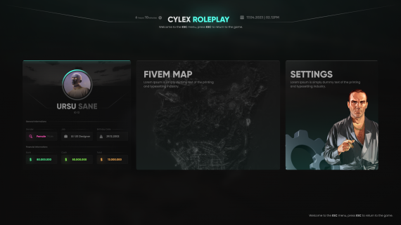 Cylex Pause Menu | Open Source