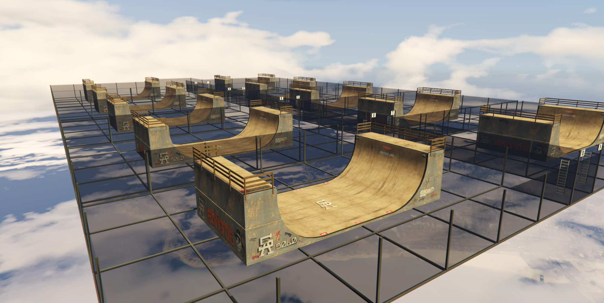 Glass Skyramps