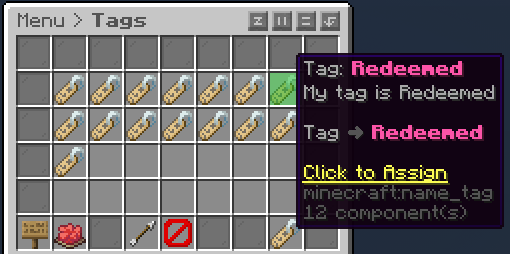 Redeemed Tag