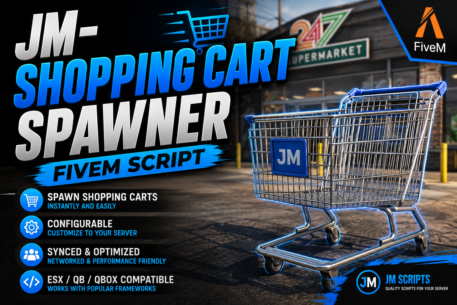 JM-ShoppingCartSpawner [Standalone]