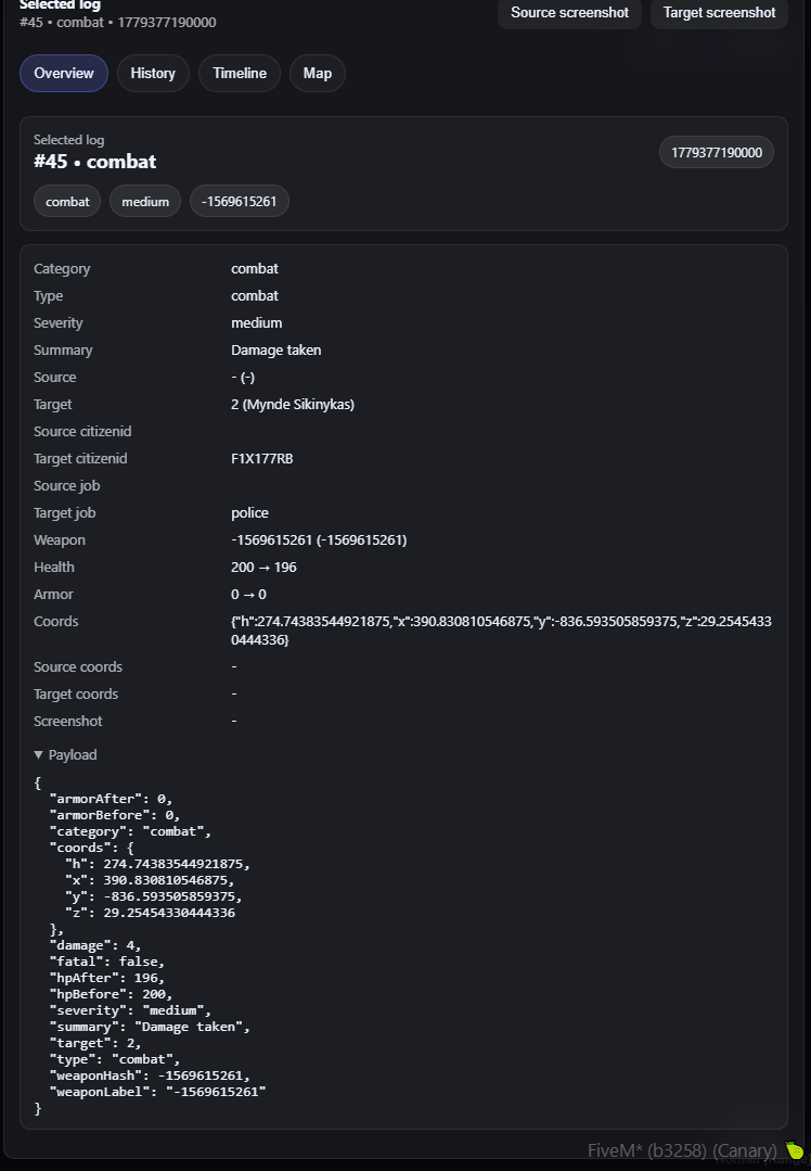 CFI-ADMINLOGS