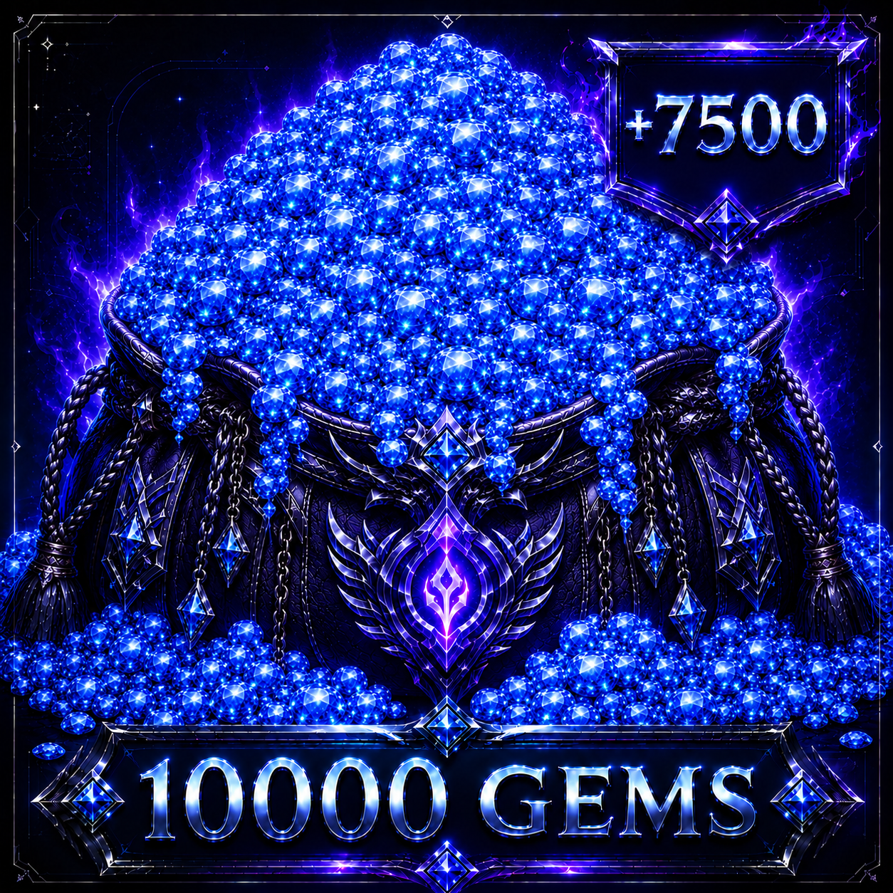 10,000 Gems +75% bonus gems