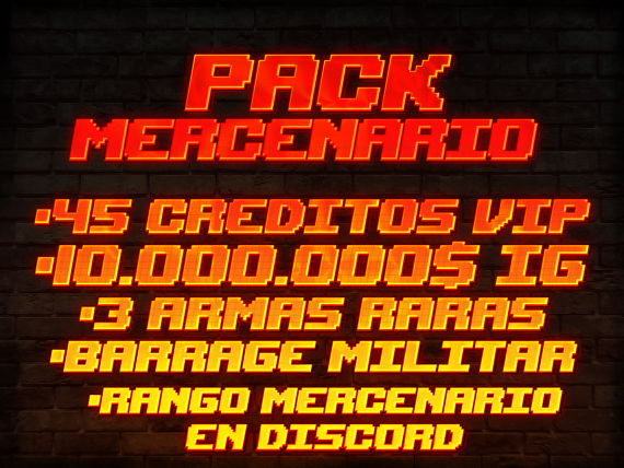 PACK MERCENARIO