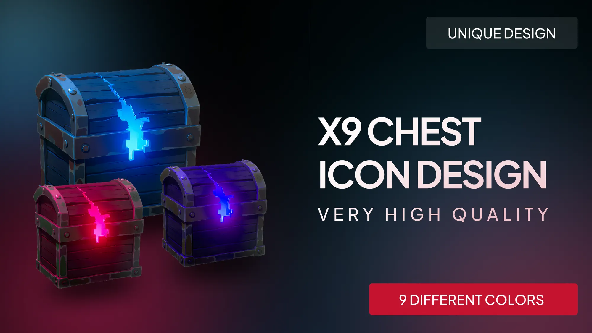 x9 Unique Chest Icons Design
