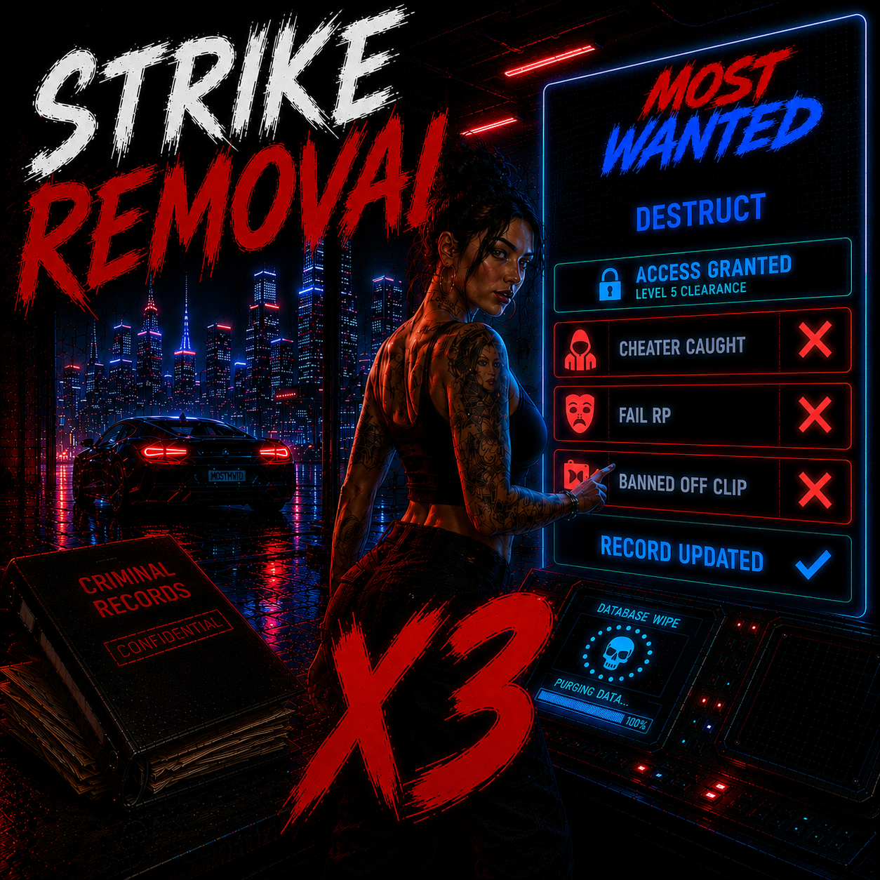Strike Removal x3 (Must Buy if Gang has 3 Strikes!)