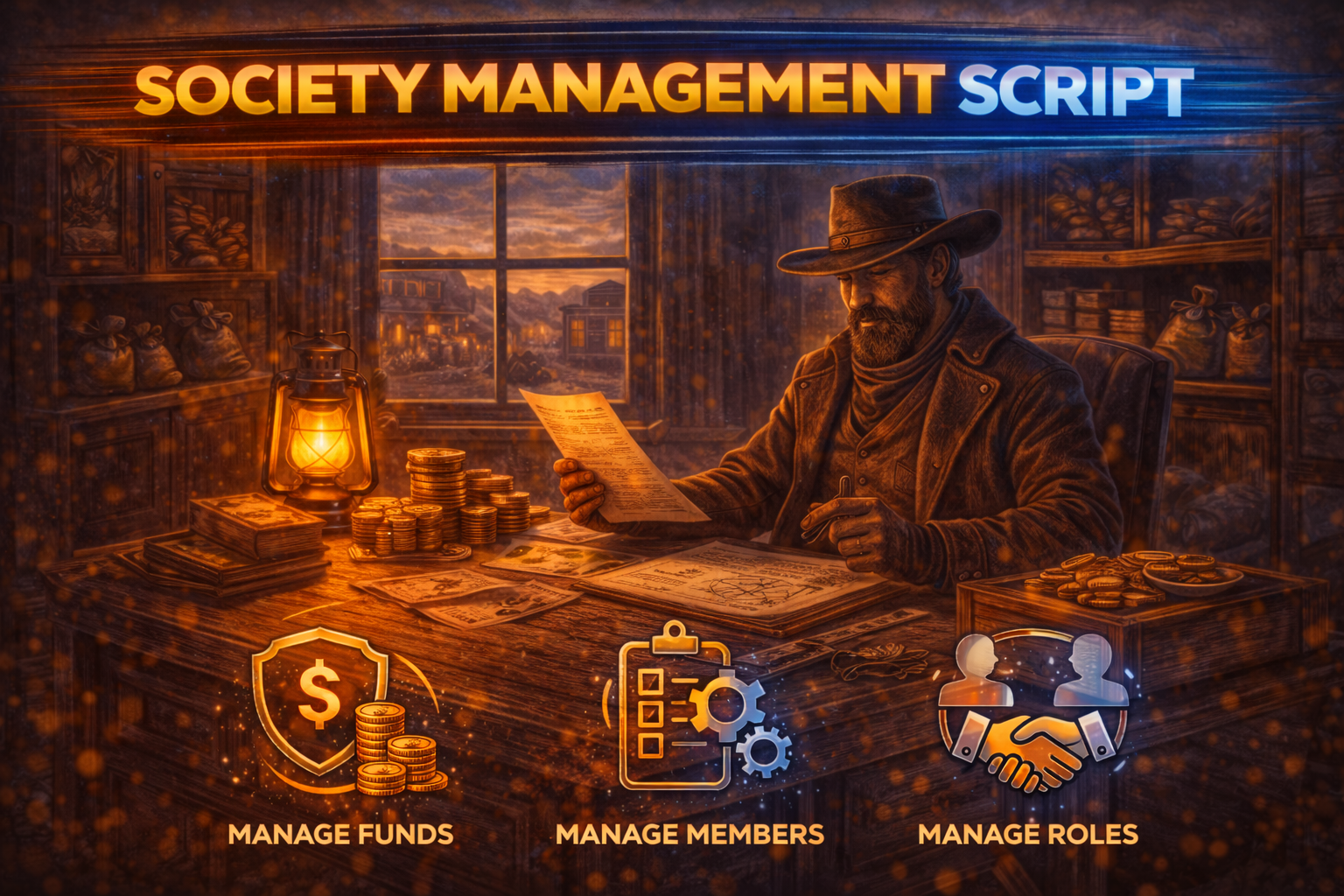 💰RedM Society Management [VORP]