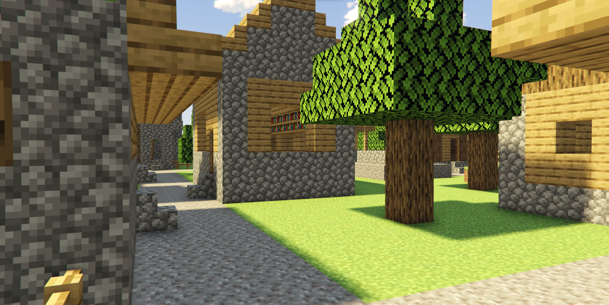 Minecraft inspired PvP Village Arena