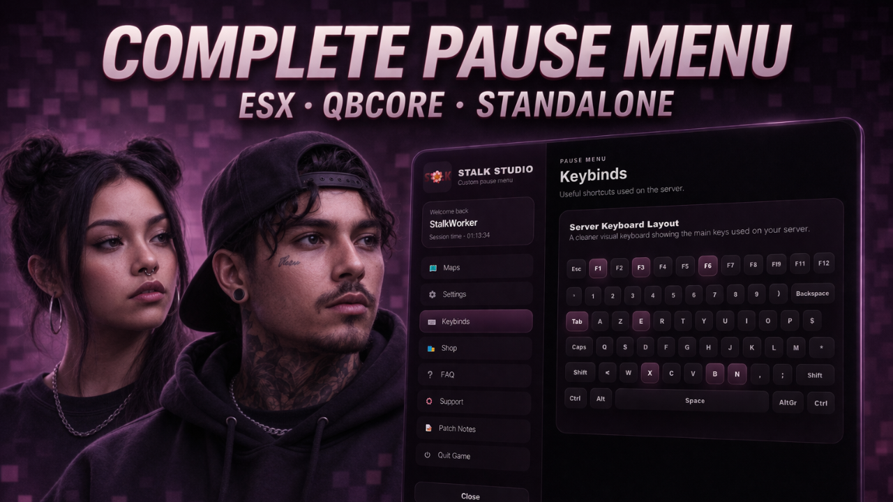 COMPLÈTE PAUSE MENU | ✅ -  OPENSOURCE
