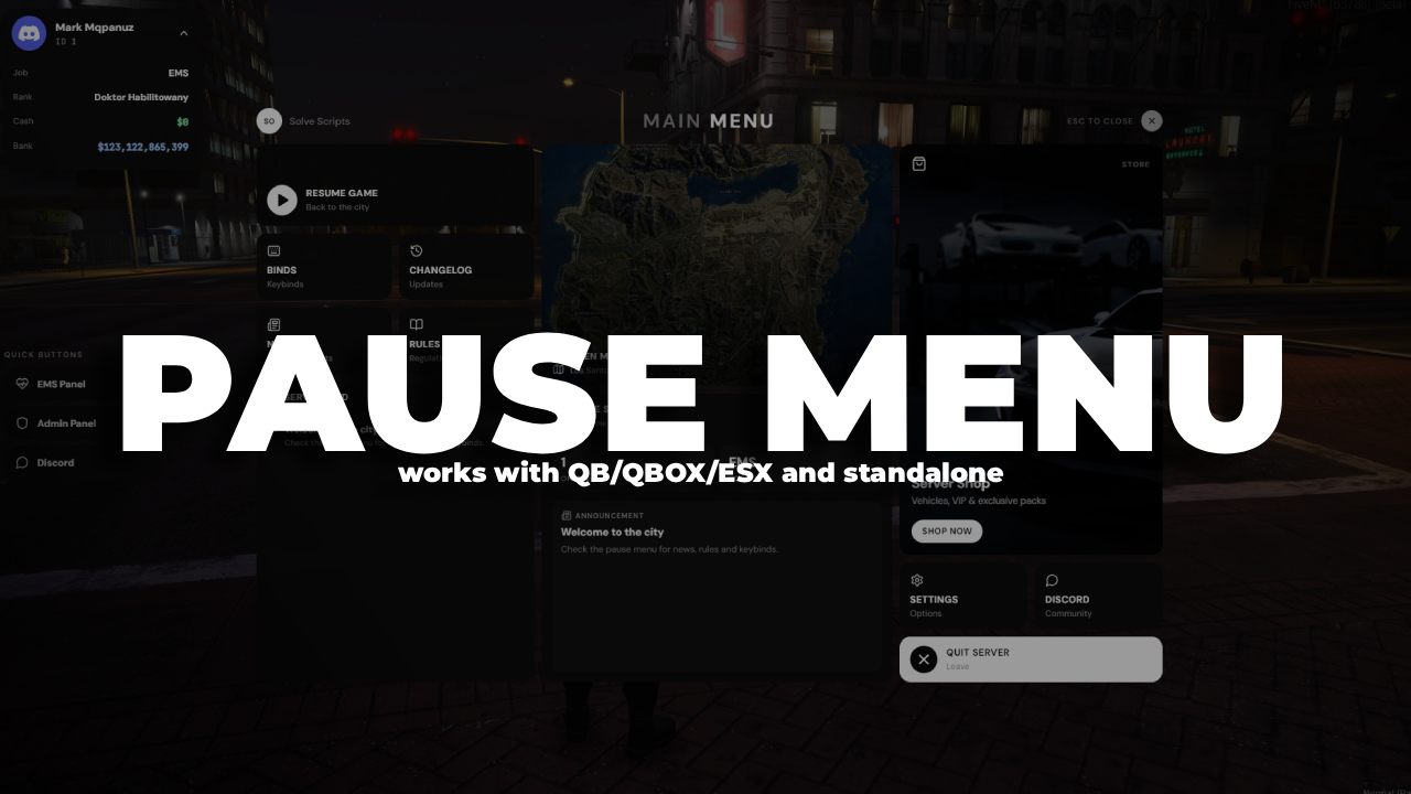 Pause Menu