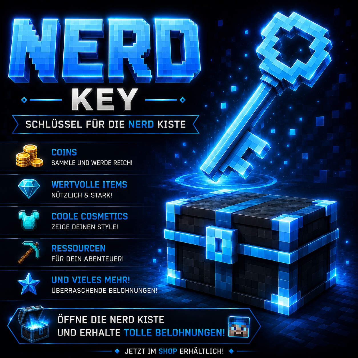 3 x Nerd Keys