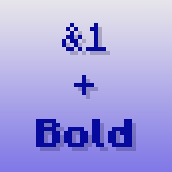 Bold Dark Blue Name Color Change
