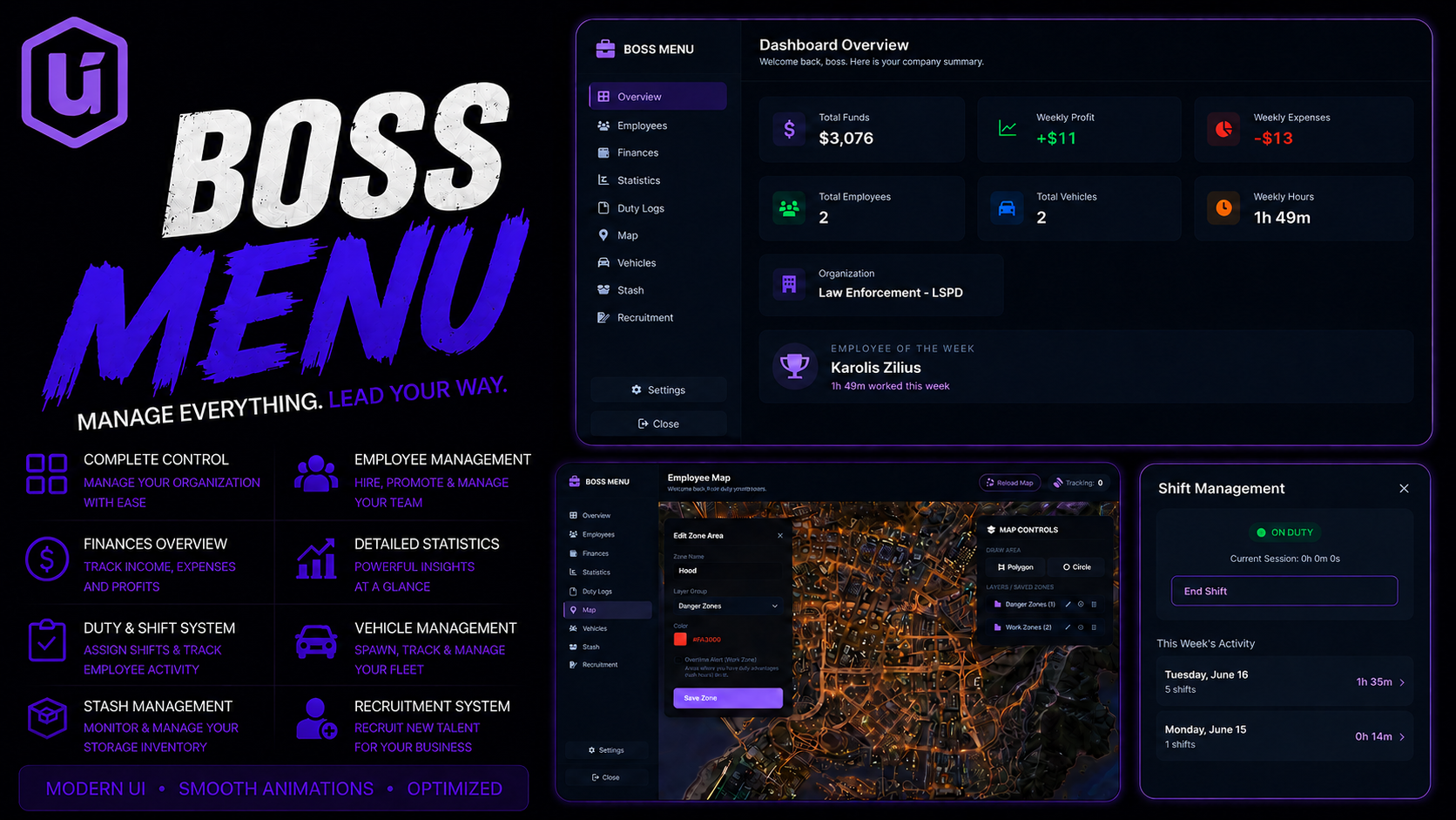 Boss Menu