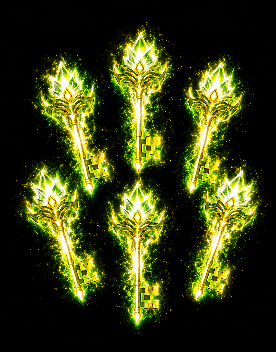 5 Ember Frost Keys