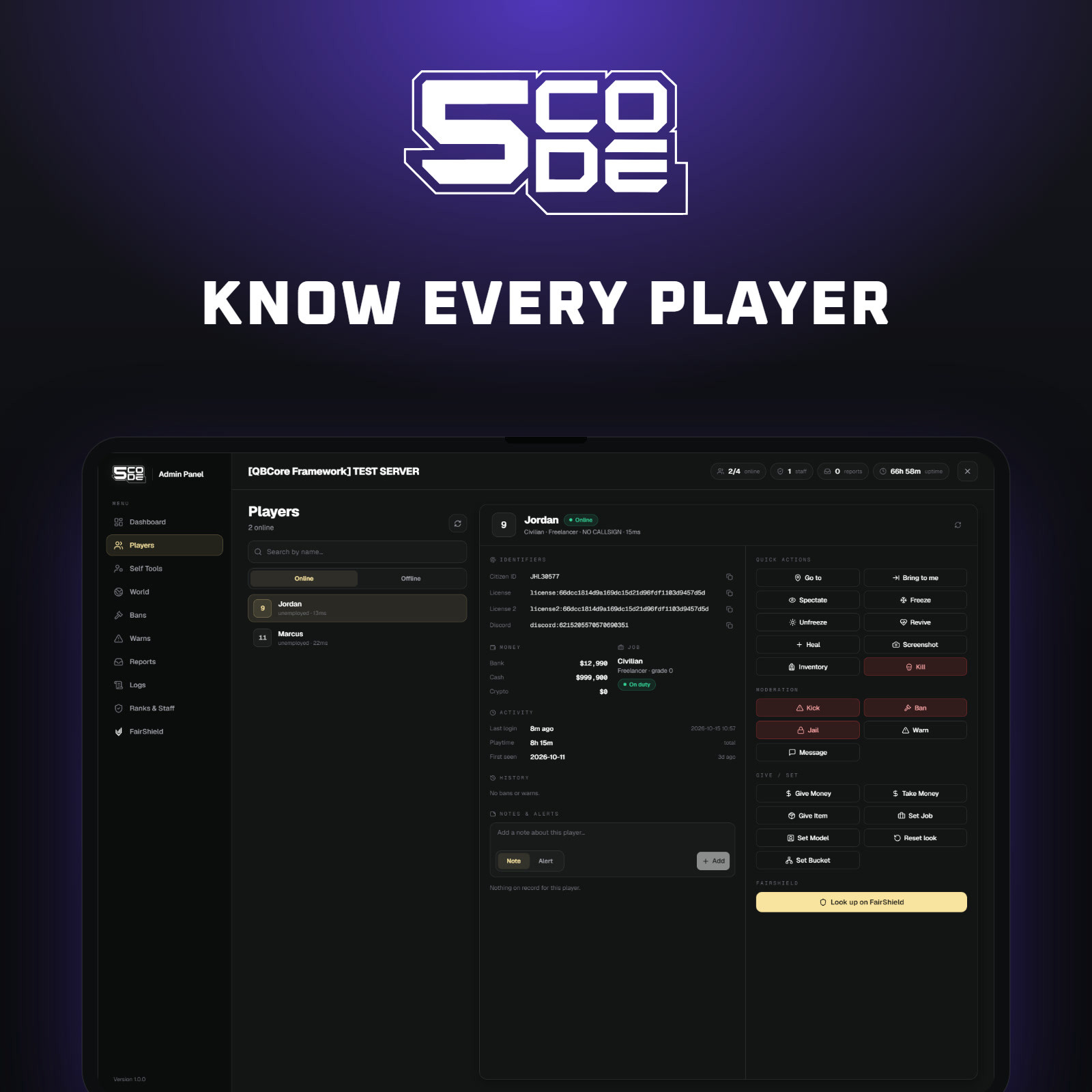5CODE Admin Panel