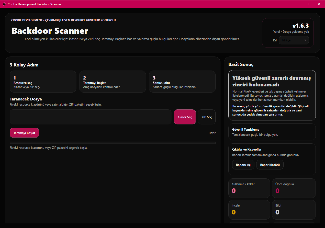 Cookie Development – FiveM Resource Security Scanner image 2