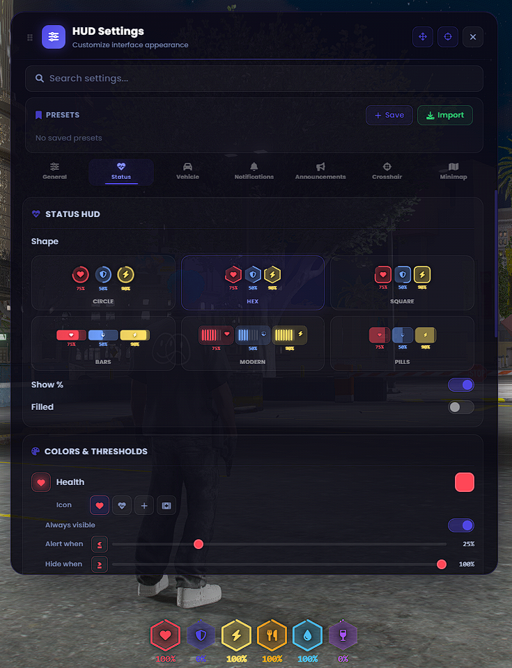 HUD Escrowed [ESX, QB, QBOX, STANDALONE]