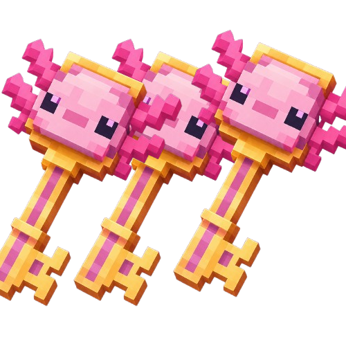 x3 Axolotl Crate Key