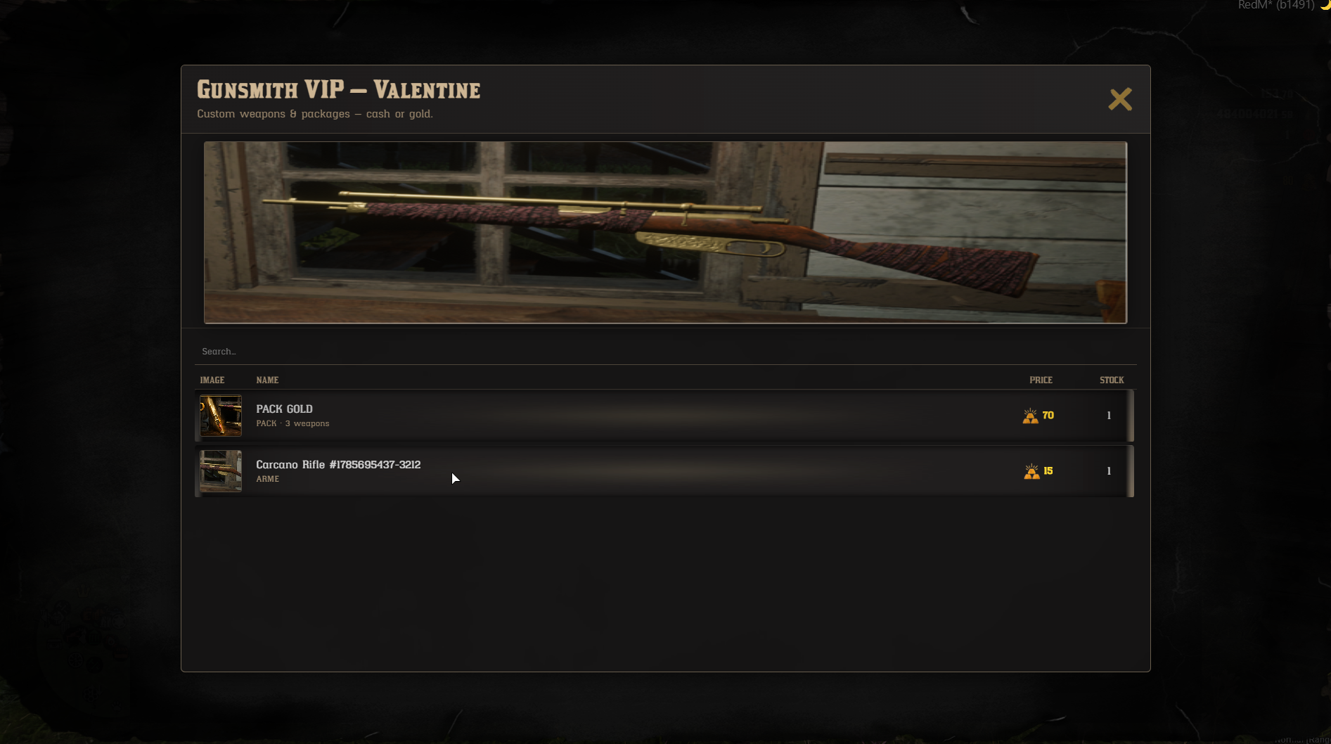 VIP Weapon Store