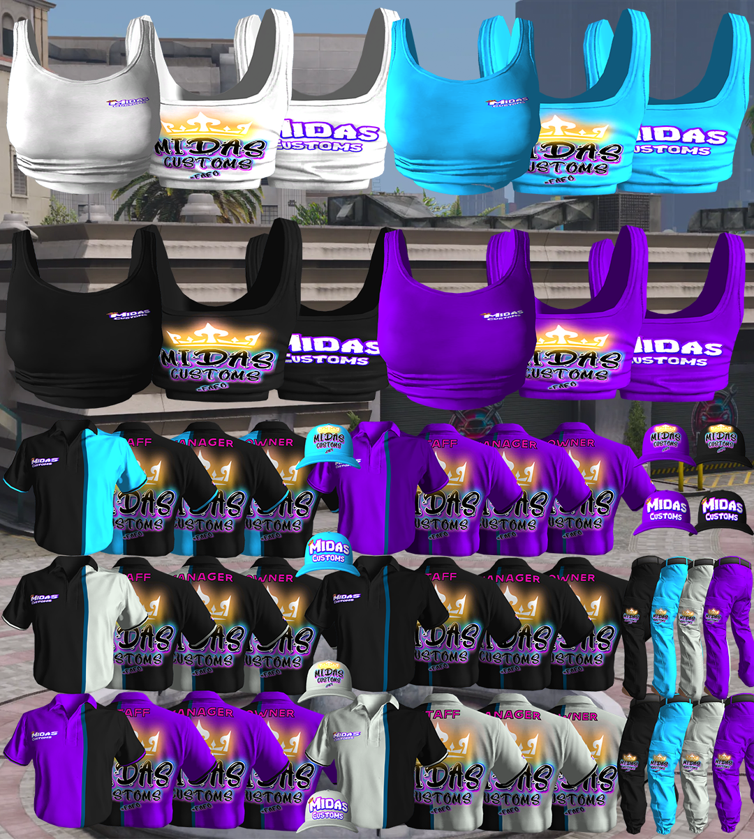 Midas Customs Uniform Bundle v4
