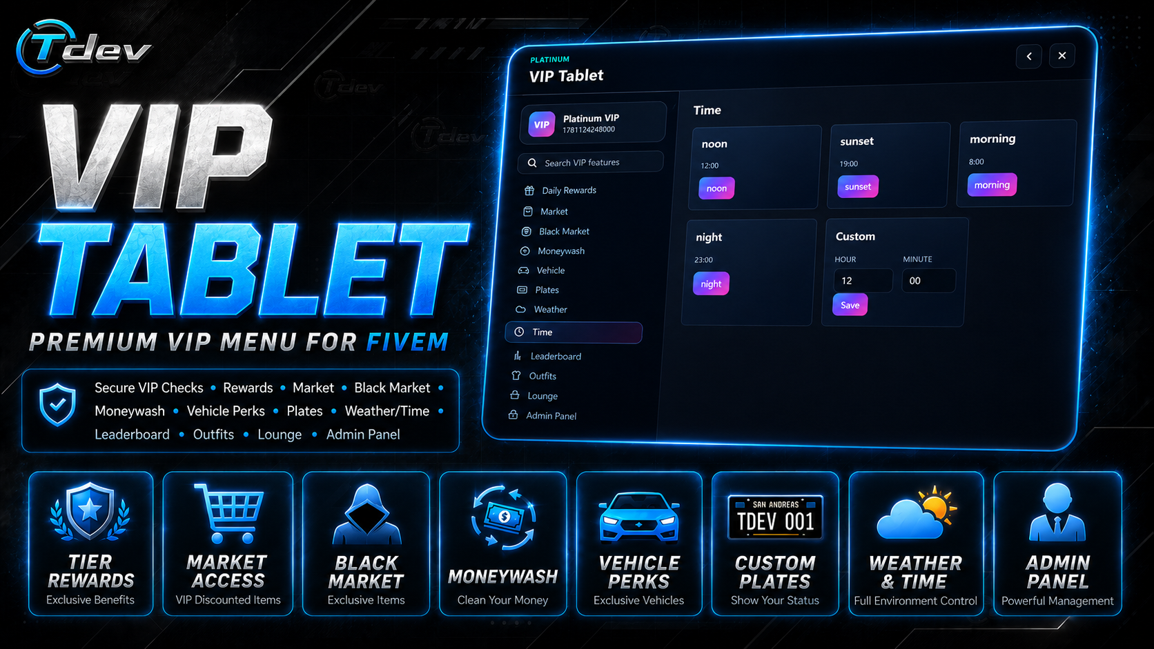 Advanced VIP Menu  [ESX/QB/QBOX]
