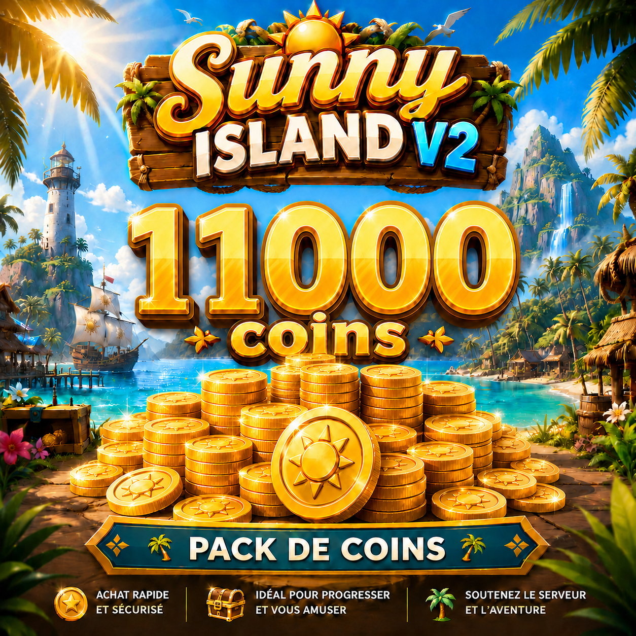10000 COINS + 1000 BONUS