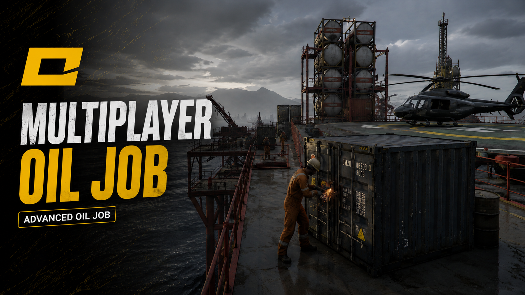 FREE Fivem Multiplayer Oil Job QBCore , QBOX & ESX