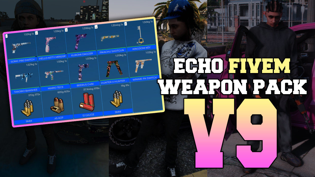 Echo Weapon Pack V9