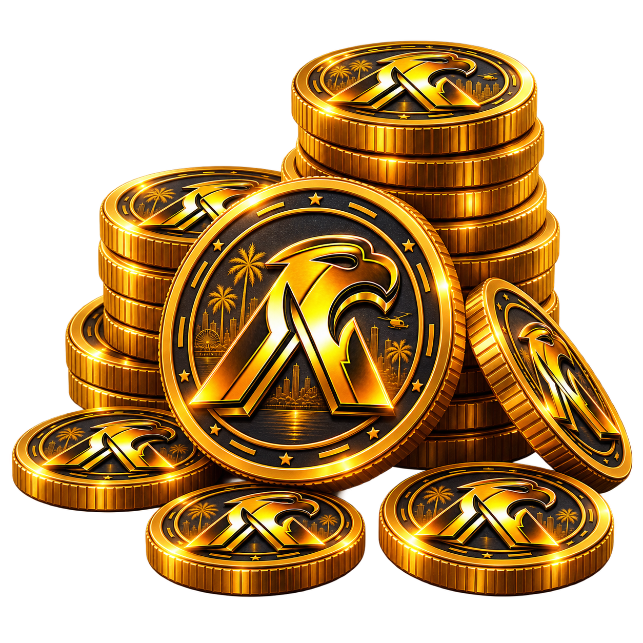 10 V Coins
