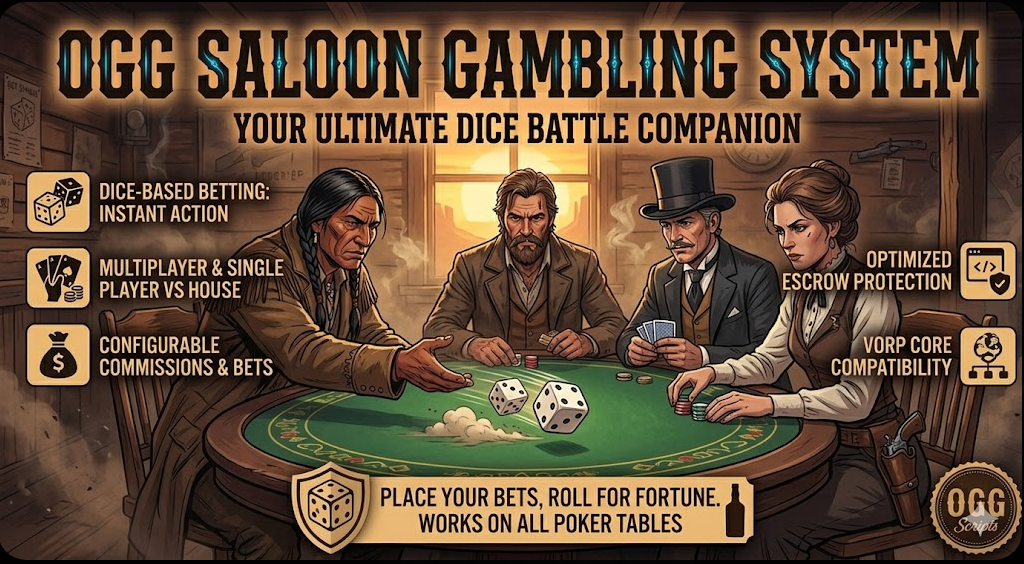 OGG SALOON GAMBLING SYSTEM