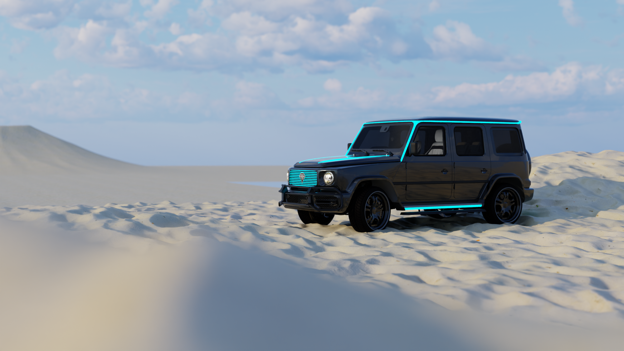 Benefactor Dubsta Luxe Animated Lights view 5