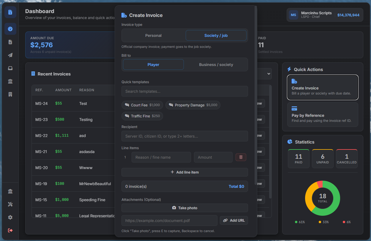 BILLING CREATOR