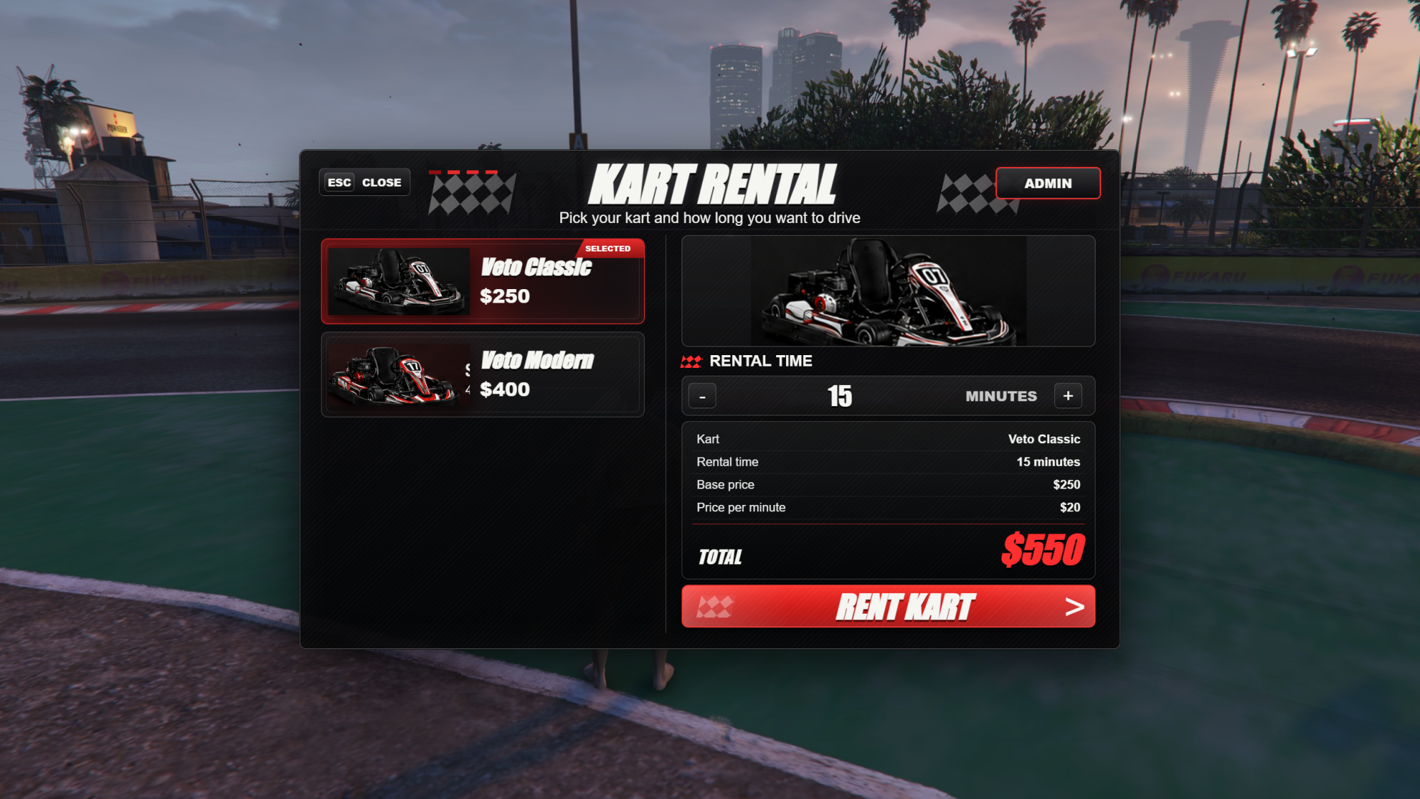 Kart Rental System